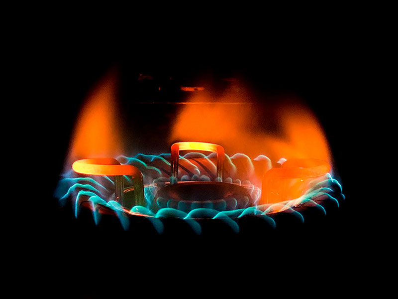 Gas butano y propano: usos en la cocina